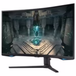 Monitor gaming LED VA curbat Samsung 32″, QHD, Display Port, 1ms, 240Hz, Vesa, FreeSync Premium Pro, Vesa, Negru