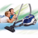 Aspirator fara sac Heinner HVC-V750BL, 750W, recipient praf din plastic 2.2L, filtrare ciclonica, filtru HEPA dublu 13, Bl...