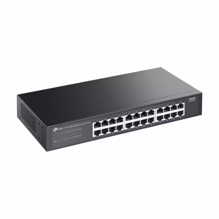 Switch TP-Link LS1024G, 24 porturi Gigabit, 10/100/1000 Mbps, Rackmount