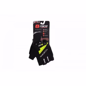 Manusi B-RACE BUMP Negru/Rosu L