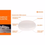 Plafoniera led pentru baie ledvance surface slim round 200 19w 2000 lm lumina neutra (4000k) ip65/ik10 Ø200x55mm alb