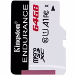 Card de memorie Kingston MicroSDXC Endurance, 64GB, 95R/30W, Clasa 10, UHS-I