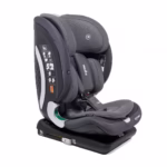 Scaun auto pentru copii U-Grow Goldfix Plus, I-Size, R129, cu isofix, 76-150 cm, boxa bluetooth, gri