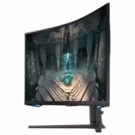 Monitor gaming LED VA curbat Samsung 32″, QHD, Display Port, 1ms, 240Hz, Vesa, FreeSync Premium Pro, Vesa, Negru