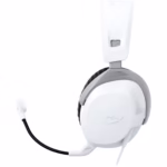Casti gaming cu fir HyperX Cloud Stinger 2 PS5/PS4, jack 3,5mm pentru conectare direct la controller, drivere 50mm, slidere gradate, microfon cu noise cancelling, spuma cu memorie, alb