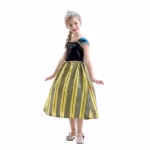 Rochie carnaval Anna Frozen, 7-9 ani , Multicolor, 130 cm