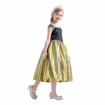 Rochie carnaval Anna Frozen , 5-7 ani , Multicolor, 120 cm