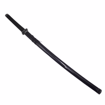 Sabie katana decorativa DEPOX®, panoplie, Last Samurai, negru, metal, 51.5 cm, suport inclus