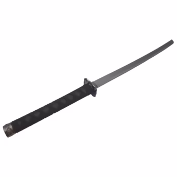 Sabie katana decorativa DEPOX®, panoplie, Last Samurai, negru, metal, 51.5 cm, suport inclus