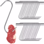 Set 30 Carlige afumatoare carne , macelarie DEPOX® , 17 cm , inox