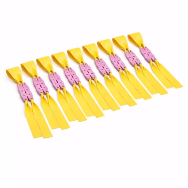 Set 10 benzi de schimb pentru praștie, DEPOX®, cauciuc plat premium, galben,0.5 mm Set 10 benzi de schimb pentru praștie, DEPOX®, cauciuc plat premium, galben,0.5 mm