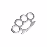 Set baston telescopic din otel, argintiu, 64 cm si box argintiu 1 cm grosime