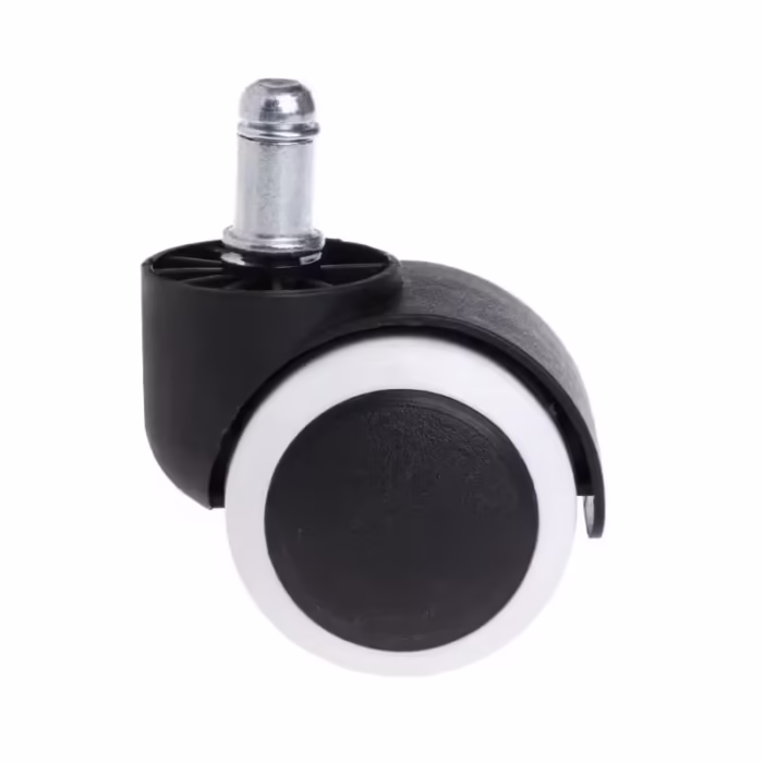 Set baza pentru scaun directorial, 60 cm si rolă universală, cauciuc