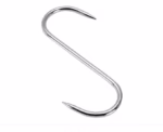 Set cinci Carlige afumatoare carne , macelarie DEPOX® , 17 cm , inox