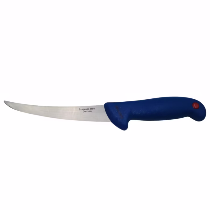 Set de macelarie DEPOX®, filetat, cutitul bucatarului, ascutitoare, suport magnetic si 12 carlige macelarie, otel inoxidabl