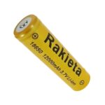 Set 3 baterii reincarcabile (acumulatori) Li-ion, 12000 mAh, 3.7 V, Rakieta GH 18650 galben