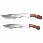 Set doua macete de vanatoare DEPOX®, Age of Safari, otel inoxidabil, maro