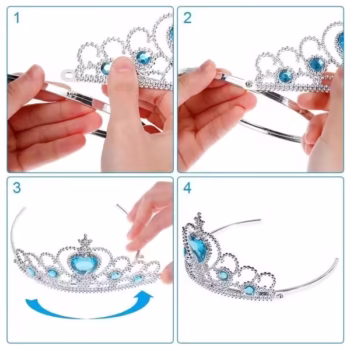 Set patru accesorii printesa Elsa Frozen ,DEPOX®, 3-12 ani