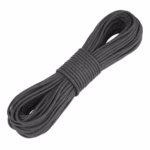 Sfoara paracord DEPOX®, Adventure Survival, 30 metri, negru, 200 g