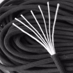 Sfoara paracord DEPOX®, Adventure Survival, 30 metri, negru, 200 g