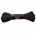 Sfoara paracord DEPOX®, Adventure Survival, 30 metri, negru, 200 g