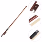 Vioara clasica din lemn 3/4 si arcus 1/8 suplimentar, DEPOX®, toc inclus, negru