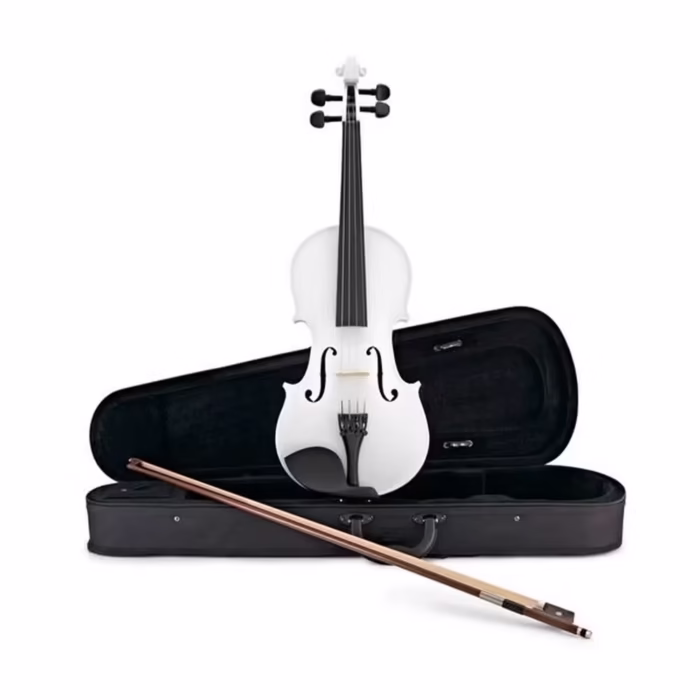 Set vioara clasica din lemn si arcus 1/8 suplimentar, DEPOX®, Marime 4/4, toc inclus